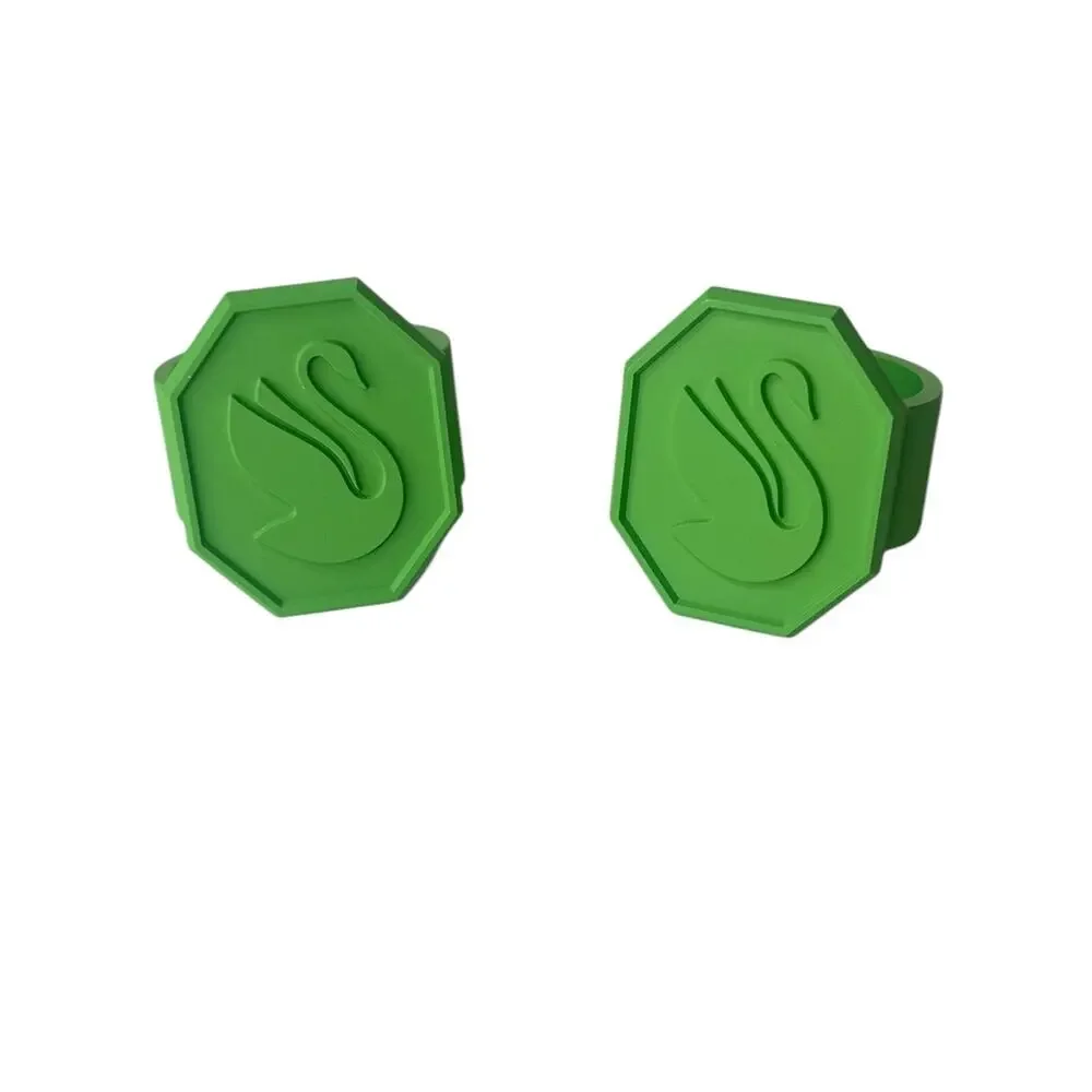 Swarovski Napkin Ring Set of 2 Green New in Box